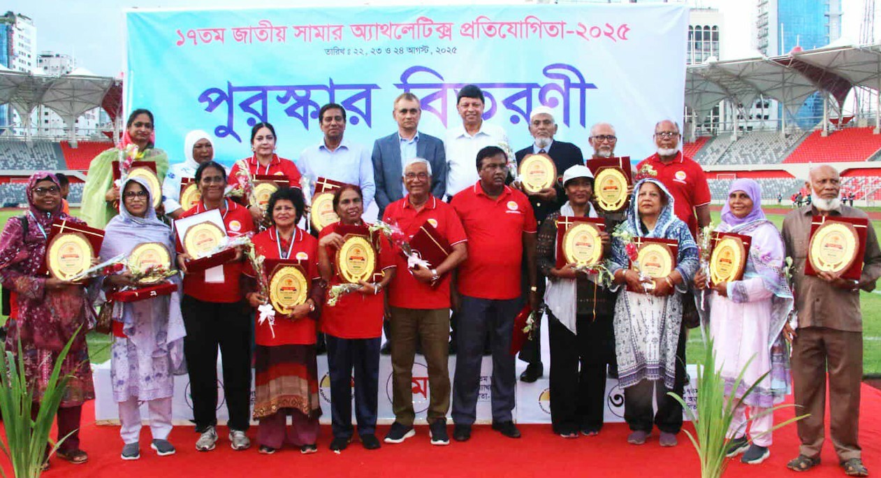 ১৪ বছরের রেকর্ড ভঙ্গ, কৃতি অ্যাথলেটদের সম্মাননা