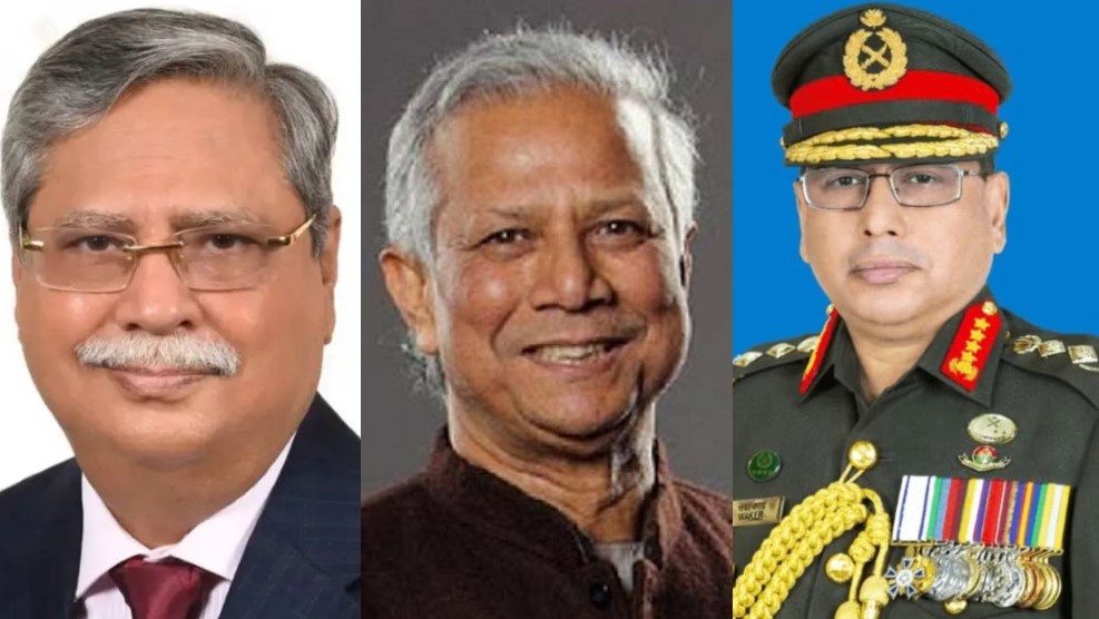 রাষ্ট্রপতি ও প্রধান উপদেষ্টার সঙ্গে সেনাপ্রধানের সাক্ষাৎ