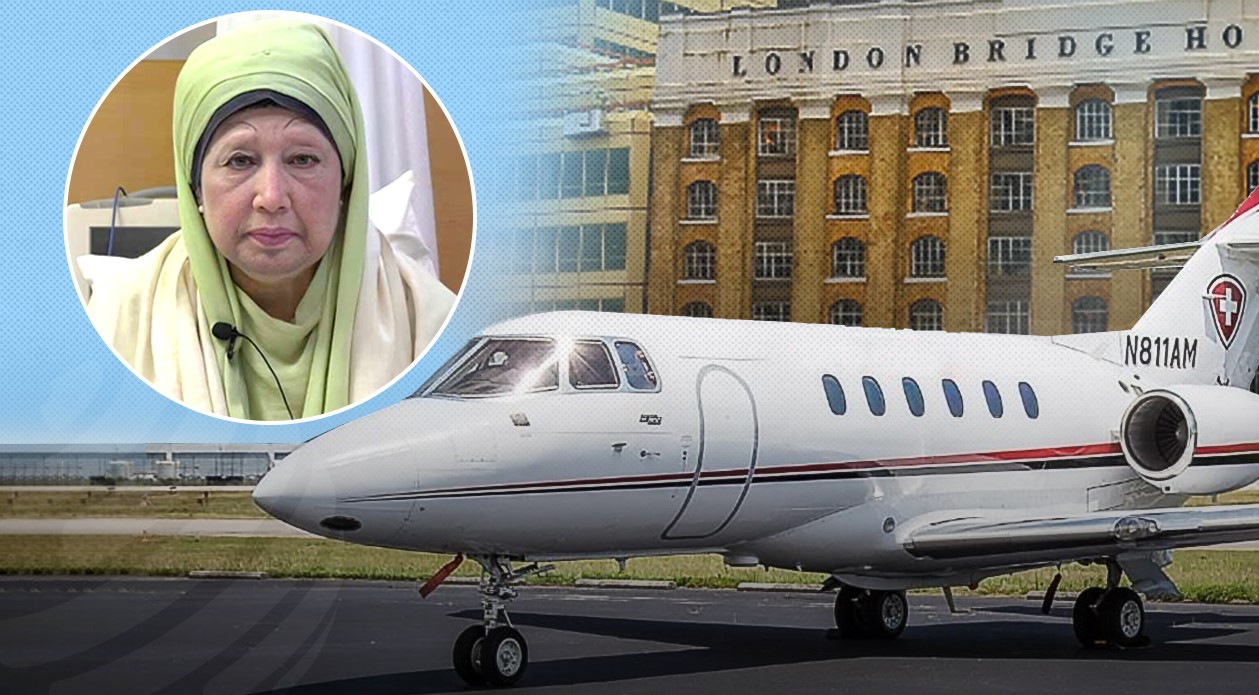 আপাতত লন্ডন যাচ্ছেন না খালেদা জিয়া, আসছে না এয়ার অ্যাম্বুলেন্স