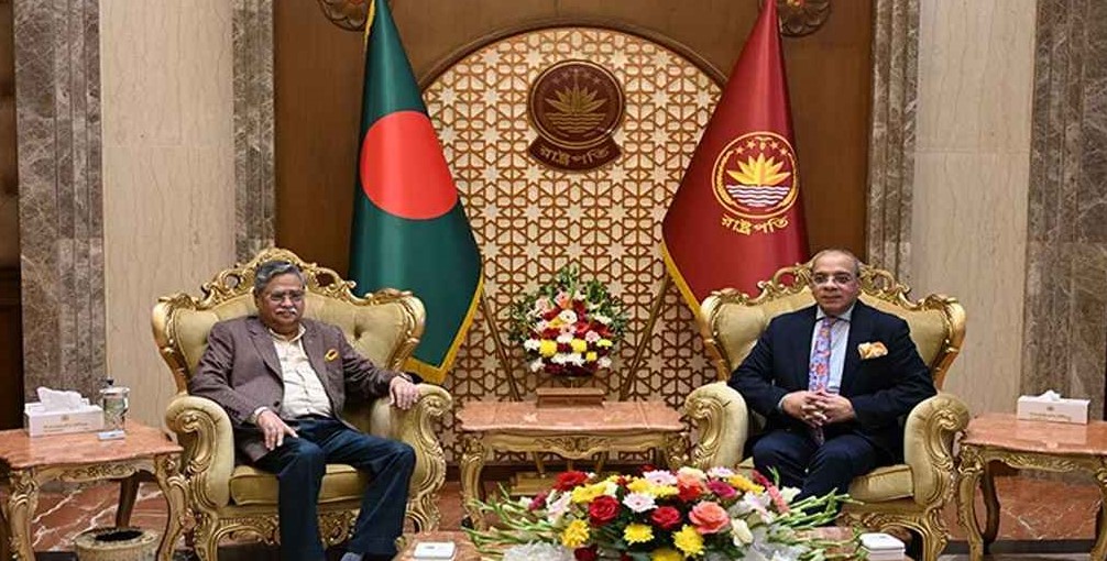 রাষ্ট্রপতির সঙ্গে প্রধান বিচারপতির বিদায়ী সাক্ষাৎ