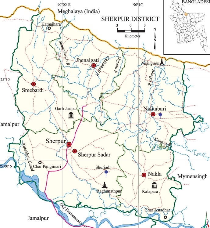 সোমেশ্বরী থেকে বালু উত্তোলন বন্ধে যৌথ অভিযান