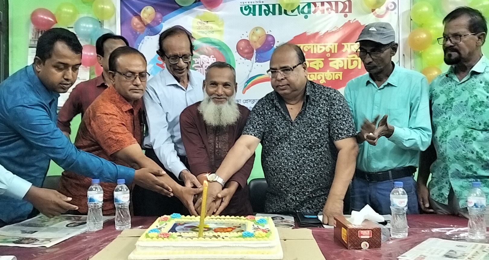 গাইবান্ধায় আমাদের সময়ের প্রতিষ্ঠাবার্ষিকী উদযাপিত