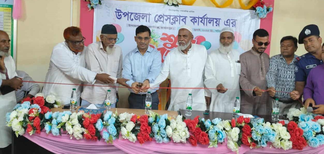 বকশীগঞ্জে উপজেলা প্রেসক্লাবের নতুন কার্যালয় উদ্বোধন 