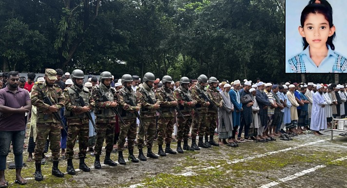 চিরশায়িত ছোট্ট রাইসা মনি, মা-বাবার সঙ্গে কাঁদছে গ্রামবাসী