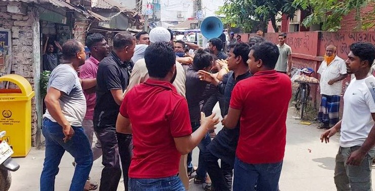 আলফাডাঙ্গায় যুবদল-স্বেচ্ছাসেবক দলের মারামারি