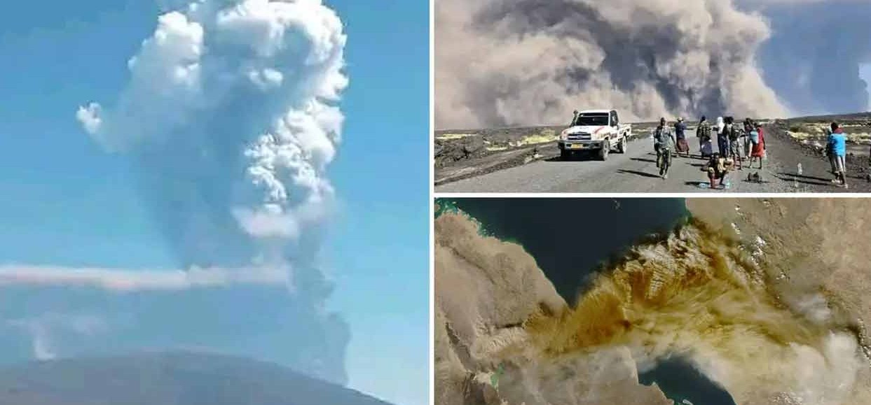 ১২ হাজার বছর পর অগ্ন্যুৎপাত, ছাই ভেসে এলো দক্ষিণ এশিয়ার আকাশে