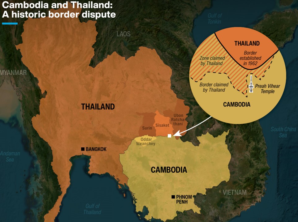 যুদ্ধবিরতিতে রাজি হলো কম্বোডিয়া-থাইল্যান্ড