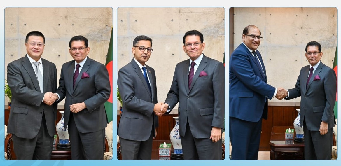 পররাষ্ট্রমন্ত্রীর সঙ্গে চীন, ভারত ও পাকিস্তানের দূতদের সাক্ষাৎ