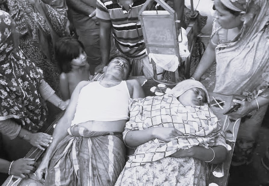 গাংনীতে বিদ্যুৎস্পৃষ্ট হয়ে স্বামী-স্ত্রীর মৃত্যু