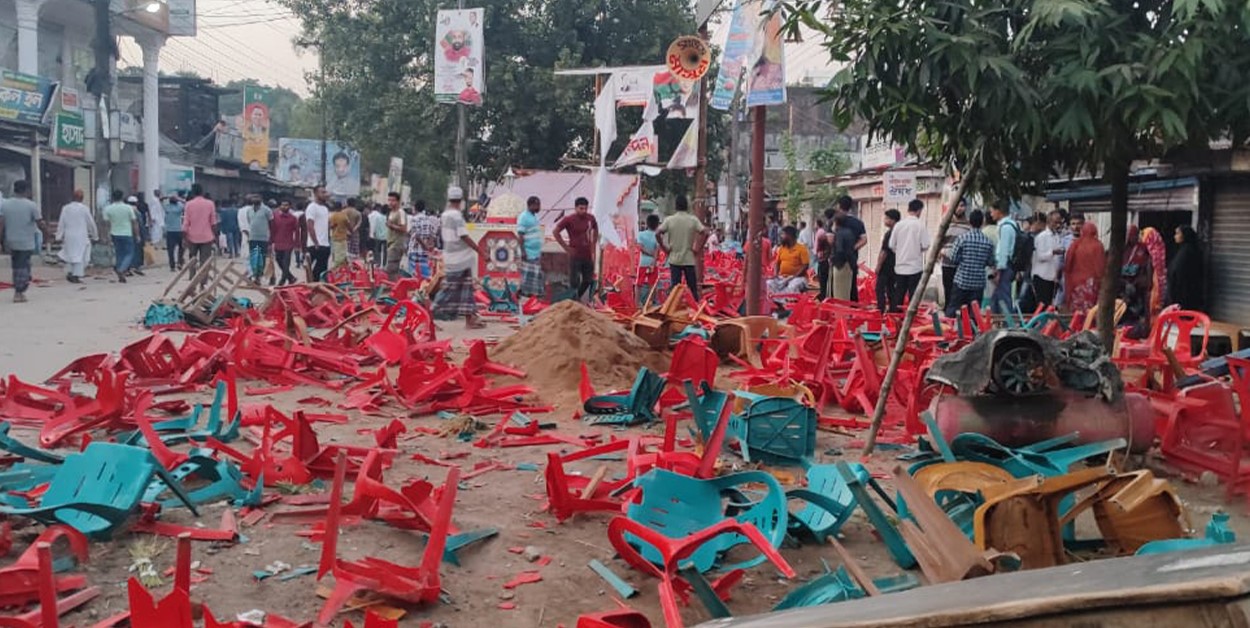 গৌরীপুরে বিএনপির মনোনয়ন নিয়ে দুই গ্রুপের সংঘর্ষ, আহত ২০