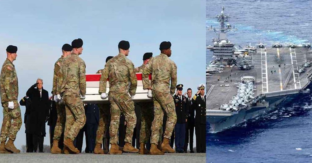 ৬৫০ মার্কিন সেনা হতাহত, পালিয়েছে মার্কিন রণতরী: আইআরজিসি