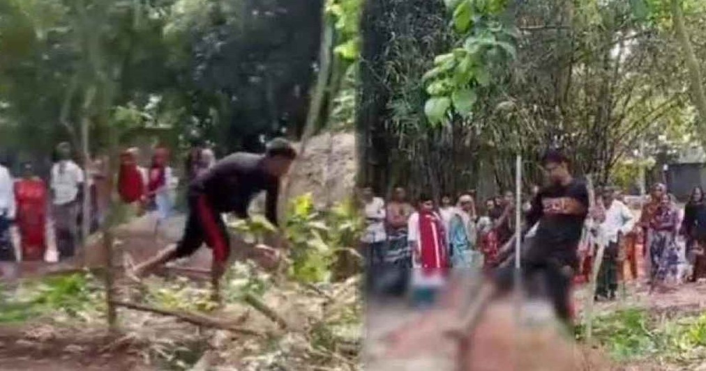 জমির ভাগ কম পাওয়ায় বাবার কবরে ছেলের হামলা-ভাঙচুর 