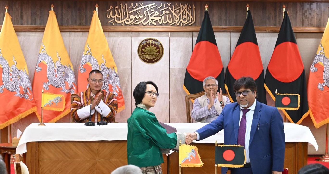 স্বাস্থ্যকর্মী নিয়োগ ও ইন্টারনেট সংযোগে ভুটানের সঙ্গে দুই সমঝোতা