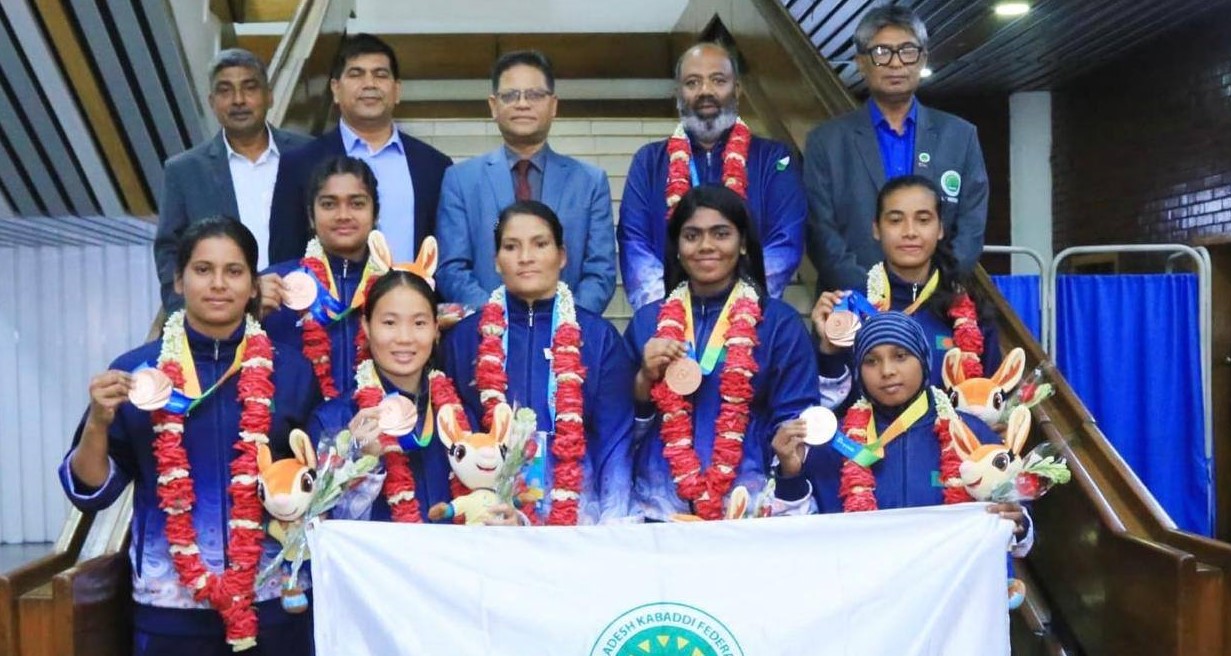 এশিয়ান বিচ গেমস কাবাডিতে ব্রোঞ্জ জয়