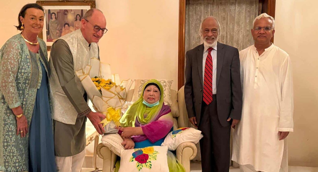 খালেদা জিয়ার সঙ্গে বিদায়ী জার্মান রাষ্ট্রদূতের সাক্ষাৎ