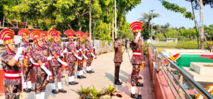 শার্শায় বীর শ্রেষ্ঠ নূর মোহাম্মদ শেখের স্মৃতি সৌধে শ্রদ্ধাঞ্জলি