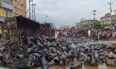ব্রাহ্মণবাড়িয়ায় ২শত সিলিন্ডার বিস্ফোরণ