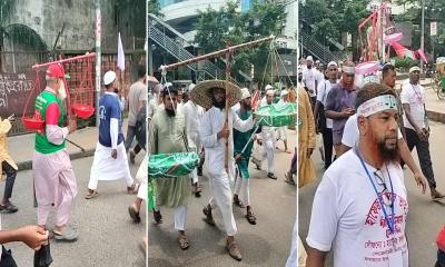জামায়াতের জাতীয় সমাবেশ: শোভা পাচ্ছে রংবেরংয়ের দাঁড়িপাল্লা
