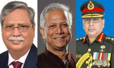 রাষ্ট্রপতি ও প্রধান উপদেষ্টার সঙ্গে সেনাপ্রধানের সাক্ষাৎ