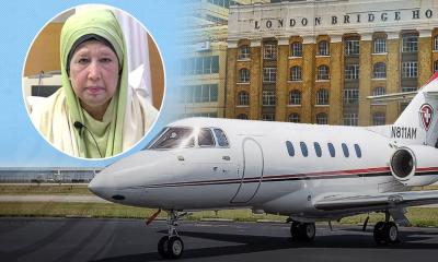 আপাতত লন্ডন যাচ্ছেন না খালেদা জিয়া, আসছে না এয়ার অ্যাম্বুলেন্স