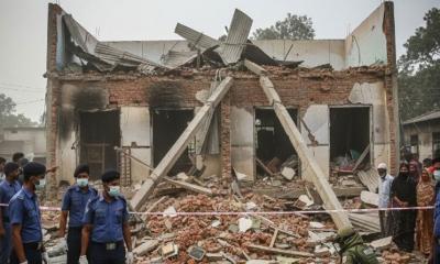 কেরানীগঞ্জে বিস্ফোরণে উড়ে গেল মাদ্রাসার কক্ষ