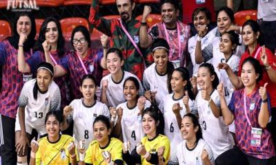 মালদ্বীপকে গোলবন্যায় ভাসিয়ে অপরাজিত চ্যাম্পিয়ন বাংলাদেশ