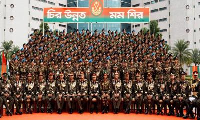 বাংলাদেশ মিলিটারি একাডেমিতে রাষ্ট্রপতি কুচকাওয়াজ অনুষ্ঠিত