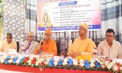 ফুলবাড়ীতে শ্রীরামকৃষ্ণ দেবের ১৯০তম জন্ম উৎসব পালিত