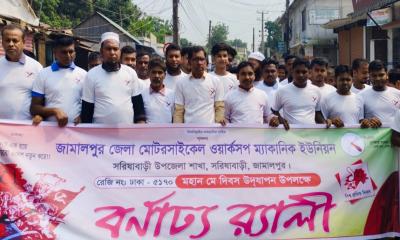 সরিষাবাড়ীতে বর্ণাঢ্য শোভাযাত্রা ও আলোচনা সভা 