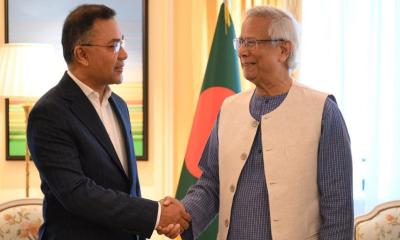 ড. ইউনূসের সঙ্গে তারেক রহমানের বৈঠক