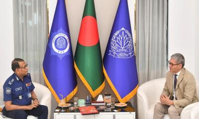 আইজিপির সঙ্গে ইউনেসকো প্রতিনিধির সাক্ষাৎ