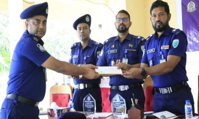 মৌলভীবাজার জেলার শ্রেষ্ঠ ওসি আমিনুল ইসলাম