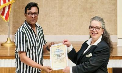 যুক্তরাষ্ট্রে বড় সম্মাননা পেলেন আনিসুর রহমান মিলন