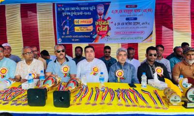 বাঞ্ছারামপুরে মোরশেদ আলম স্মৃতি ফুটবল টুর্নামেন্ট ২০২৫ অনুষ্ঠিত