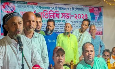 বীরগঞ্জে বিএনপির প্রতিনিধি সভা অনুষ্ঠিত