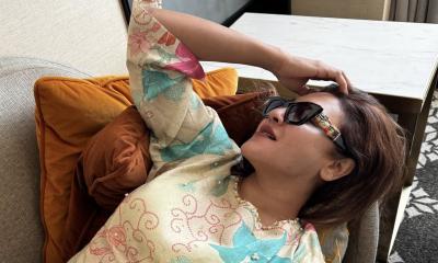 ঘরোয়া সাজে স্নিগ্ধ জয়া, ছড়ালেন মুগ্ধতা