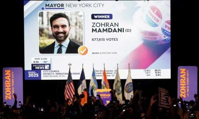 যুক্তরাষ্ট্রের বৃহত্তম শহর নিউ ইয়র্কের প্রথম মুসলিম মেয়র মামদানি