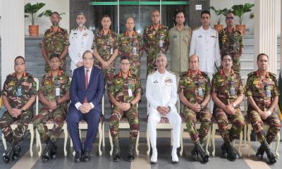 সেনাপ্রধানের সাথে পাকিস্তান নৌবাহিনী প্রধানের সাক্ষাৎ