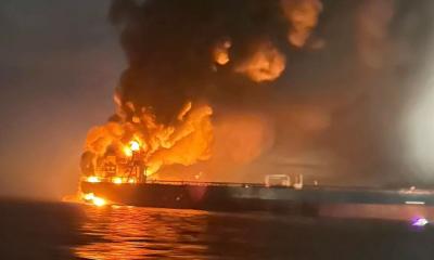 কৃষ্ণসাগরে রাশিয়ার ২ ট্যাঙ্কার জাহাজ উড়িয়ে দিলো ইউক্রেন