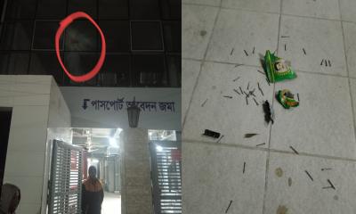 আগারগাঁও পাসপোর্ট অফিসের ভেতরে ককটেল বিস্ফোরণ