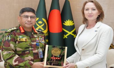 সেনাপ্রধানের সাথে অস্ট্রেলিয়ার হাইকমিশনারের সৌজন্য সাক্ষাৎ