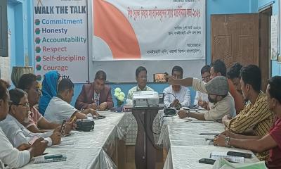 ধামইরহাটে শিশু সুরক্ষা বিষয়ে সাংবাদিকদের সঙ্গে মতবিনিময়