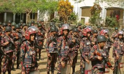 শেরপুর-৩ আসনের নির্বাচন ঘিরে ১৬ প্লাটুন বিজিবি মোতায়েন