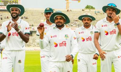 পাকিস্তানের বিপক্ষে ‘হ্যাটট্রিক’ টেস্ট জয় বাংলাদেশের