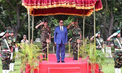 বঙ্গভবনে ভারপ্রাপ্ত রাষ্ট্রপতির কার্যক্রম শুরু