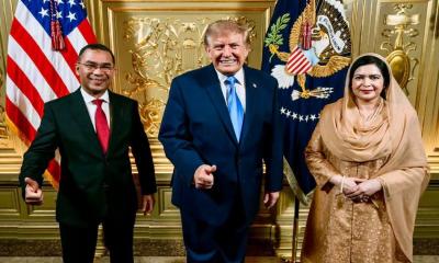 ট্রাম্প-প্রধানমন্ত্রীর ছবি নিয়ে অপপ্রচার চলছে: প্রেস উইং