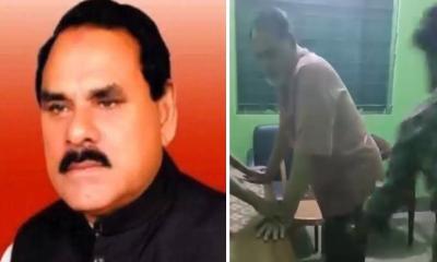 ময়মনসিংহ জেলা পরিষদের চেয়ারম্যানকে লাঠিপেটার ভিডিও ভাইরাল