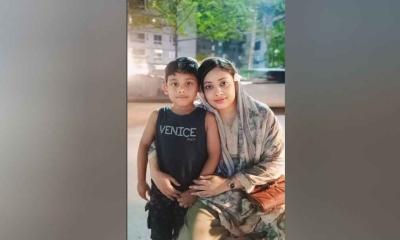 বিমান বিধ্বস্তে তৃতীয় শ্রেণীর ছাত্র আফসান ওহির মা নিখোঁজ 