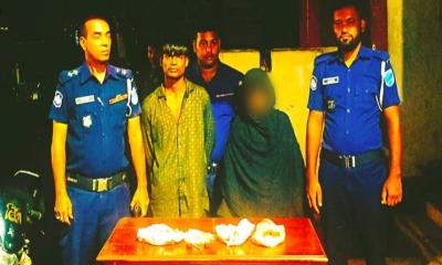 বোয়ালমারীতে মাদক কারবারি মা-ছেলে গ্রেফতার