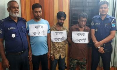 আশুলিয়ায় ইয়াবাসহ তিন মাদক কারবারি আটক